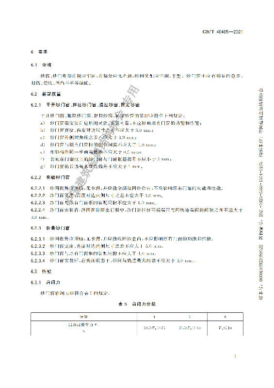 GB-T 40405-2021建筑用紗門窗技術(shù)條件_10